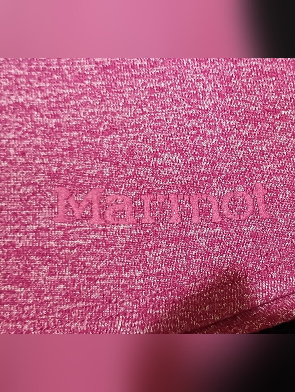 Marmot Heathered V-Neck Active Long Sleeve Top - Picture 8 of 8